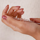 GlimmerAura Studded Kada for Women - Rose Gold