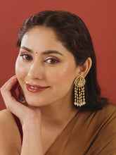 Divine Goddess Laxmi Tassel Earrings