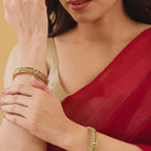 Heritage Sculpted Temple Bangle Set