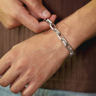 Bold Silver Linked Chain For Men