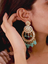 Dangle Earrings of Teal Radiance