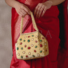 Embellished Ethnic Potli with Pearls