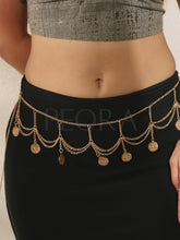 Glamorous Dazzling Belly Chain - Gold