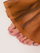 Leafy CZ Trendy Floral Toe Rings - Rose Gold