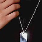 Military Inspired Pendant Chain - Silver