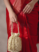 Chic Potli Bag for Fashion Brides - Cream