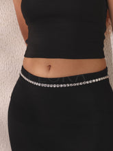 Regal Charm Kundan Studded Waist Belt - Silver