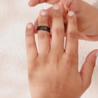 Tungsten Ring with Steely Strength