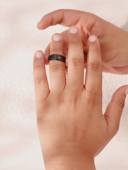 Tungsten Ring with Steely Strength