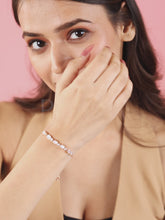 Oval Whisper & Zirconia Charm Bracelet