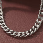 Peora Classic Silver Men's Chain Necklace