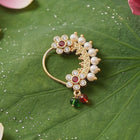 Gold Plated Heritage Pearl Nath
