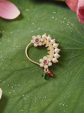 Gold Plated Heritage Pearl Nath