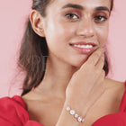 Glowing Discs with Sparkle Bracelet
