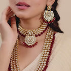 Kundan & Beads Bridal Set by Peora | Traditional Bridal Fashion Jewellery

