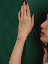 Floral Grace Crystal & Zirconia Bracelet