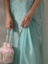 Bling Bliss Sequin-Infused Potli Bag - Pink