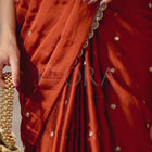 Shine On Studded Stone Potli Bag - Cream