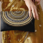 Stylish Evening Cocktail Clutch - Black
