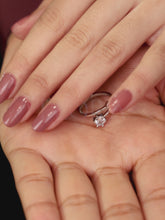 Timeless Love Solitaire Couple Rings