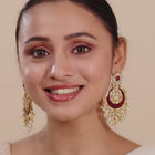 Pearl Chandbali – Elegant Ethnic Earrings for Women | Peora