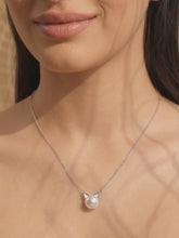 Peora Ivory Pearl Necklace - Silver