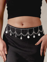 Glamorous Dazzling Belly Chain - Silver