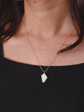 Cutting-Edge Shine CZ Pendant Set - Gold