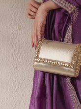 Shine Bright Sleek Sparkle Clutch - Gold