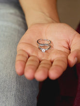 Elegance in Unity Solitaire Couple Rings